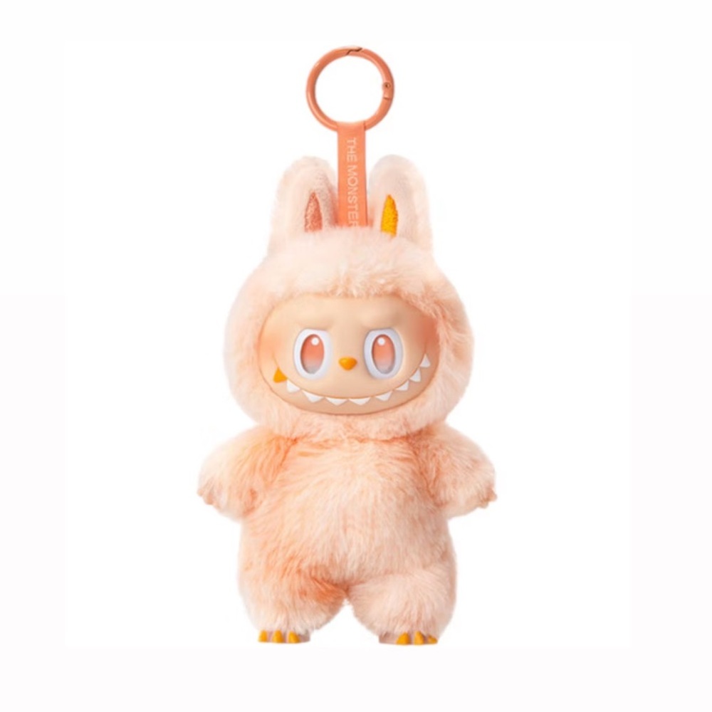 Pop Mart The Monsters Big Into Energy Happiness Labubu Plush Pendant Keychain